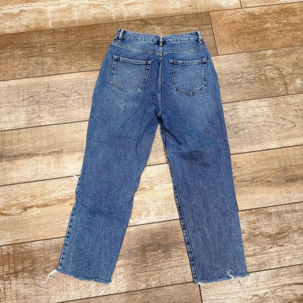 PacSun | High Rise Button Fly Straight Distressed Jeans - Picture 6 of 6